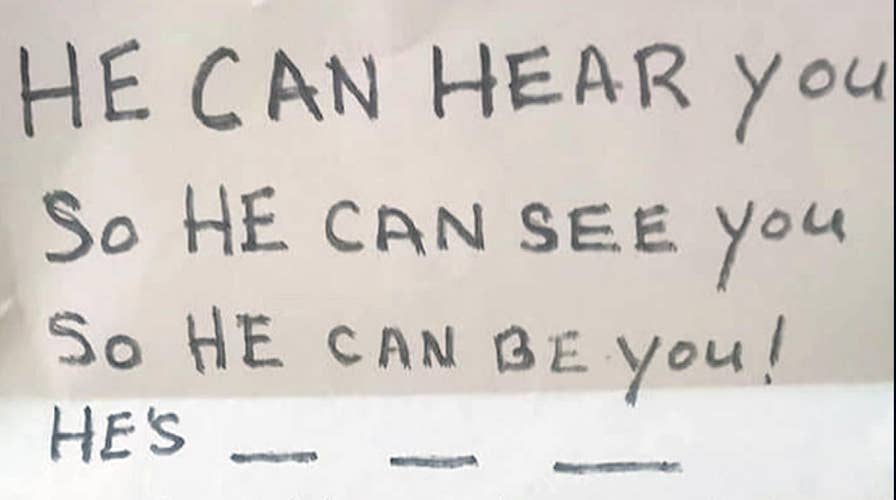 Threatening handwritten letters sent to residents in California community