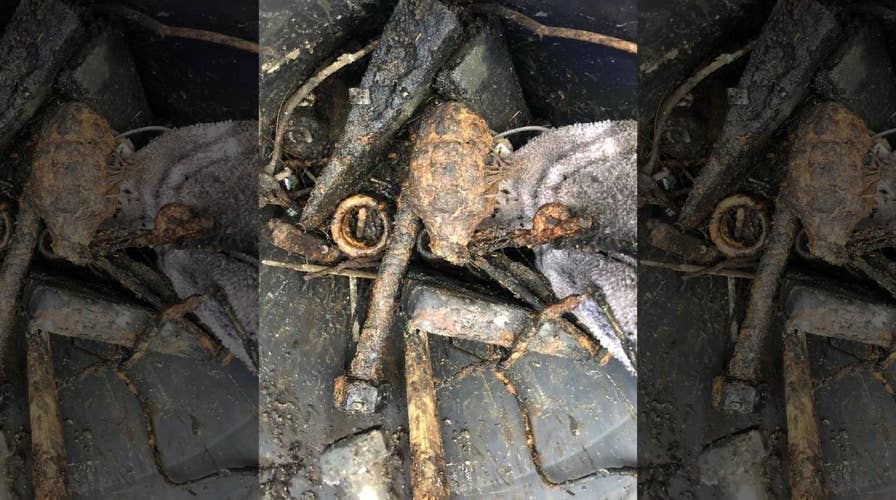 Man finds ‘authentic WWII hand grenade’