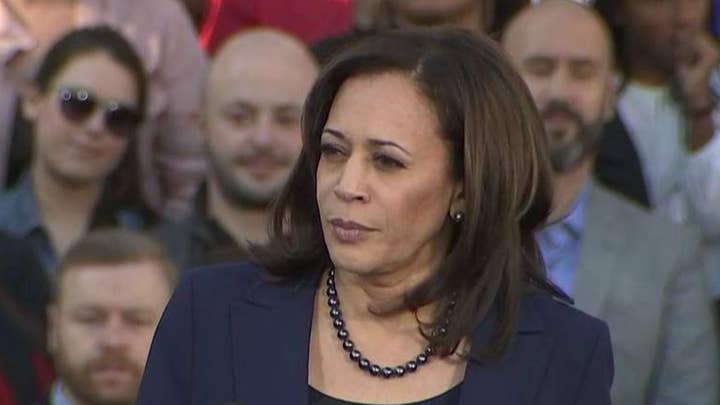 Sen. Kamala Harris holds rally in Oakland, California to kick off her 2020 presidential bid