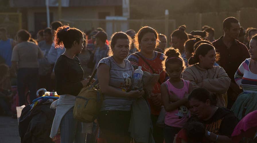 The migrant caravan swells to 12,000 at Mexico’s southern border