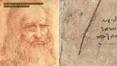 Leonardo da Vinci's thumbprint discovered: Drawing in Queen Elizabeth's collection reveals secrets
