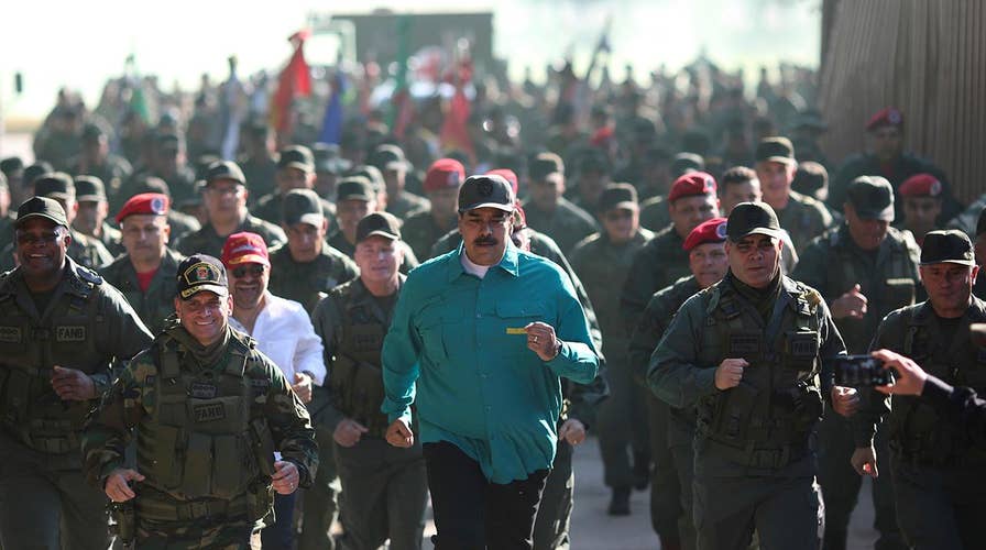 Maduro meets with troops in Venezuela, warns of possible invasion by US