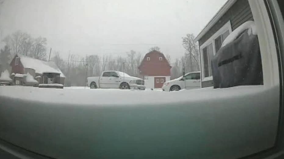 Michigan camera captures 15 inches of snow falling in 13 seconds