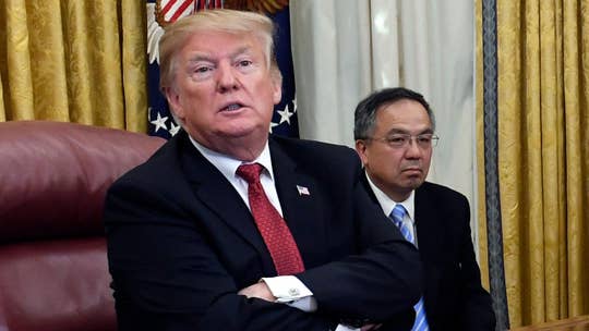 President Trump and Chinese vice premier make remarks amid trade talks