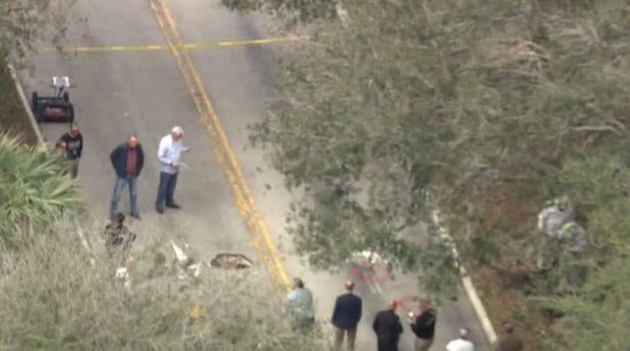 Discovery of secret underground tunnel leading to Florida bank being investigation by FBI