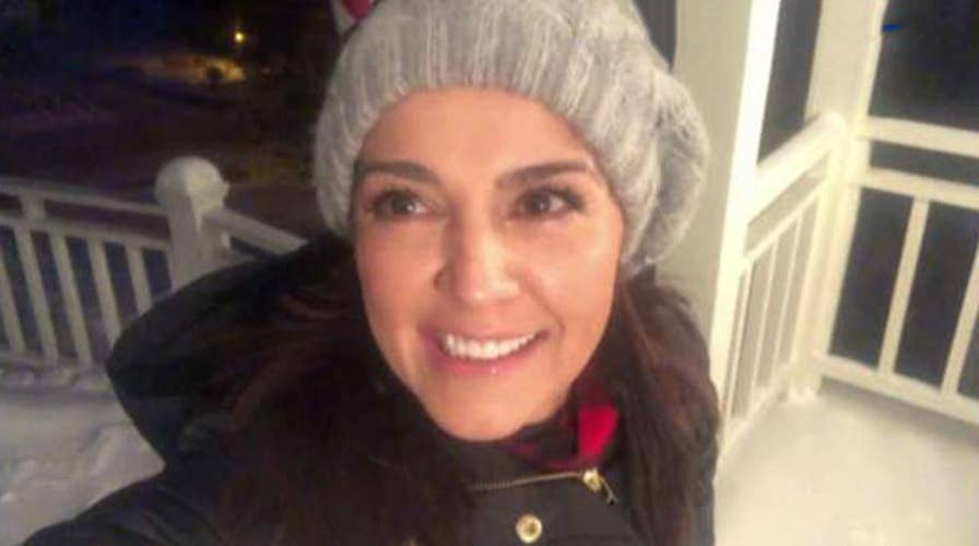 Rachel Campos-Duffy experiences the polar vortex from her home