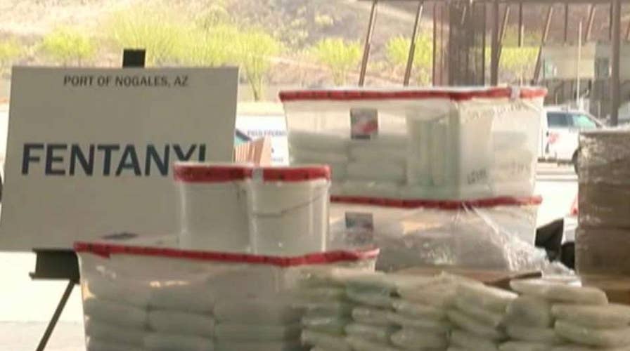 US border agency makes biggest-ever fentanyl bust