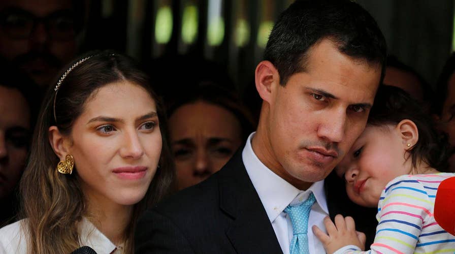 Venezuelan opposition leader Guaido says police forces visited his home