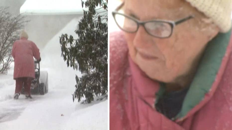Michigan grandma, 82, captured snow blowing her driveway in freezing temps goes viral