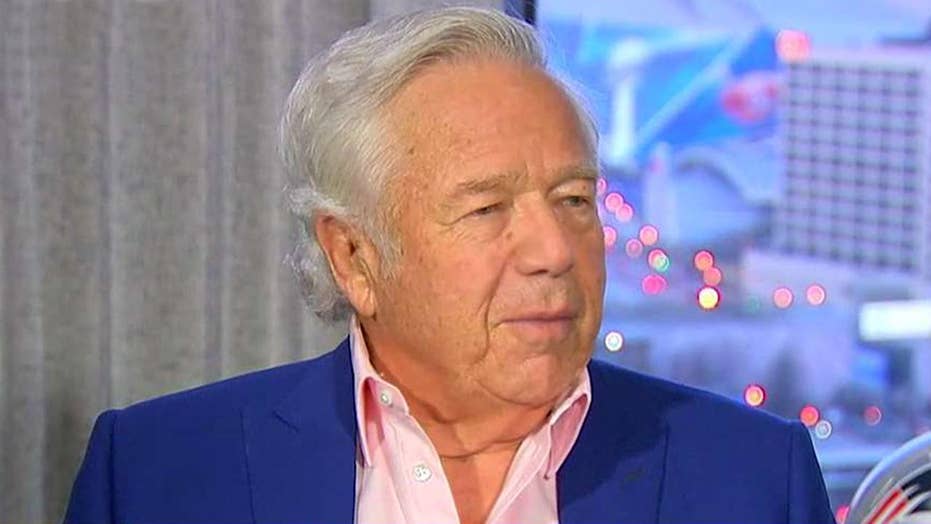 WATCH: Patriots owner Robert Kraft dances with Cardi B at Super Bowl party