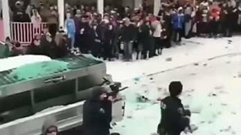 Police break up rowdy snow day near West Virginia University
