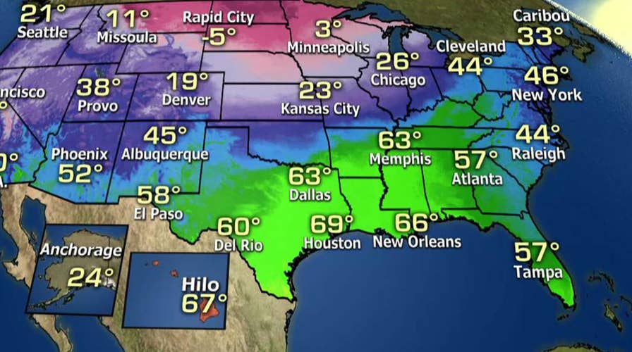 National forecast for Tuesday, February 5