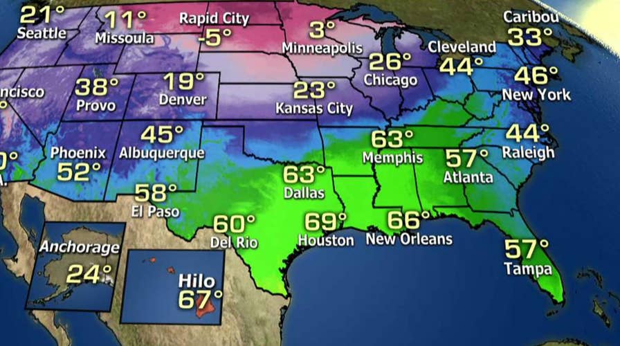 National forecast for Tuesday, February 5