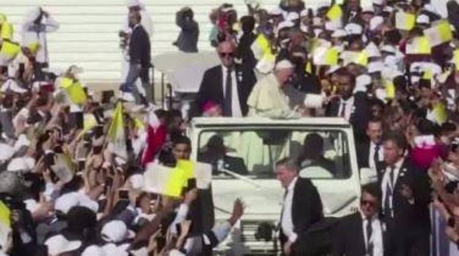 Pope Francis celebrates historic papal Mass in United Arab Emirates