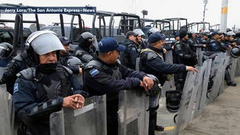 Mexico continues show of force at US border as thousands of migrants arrive