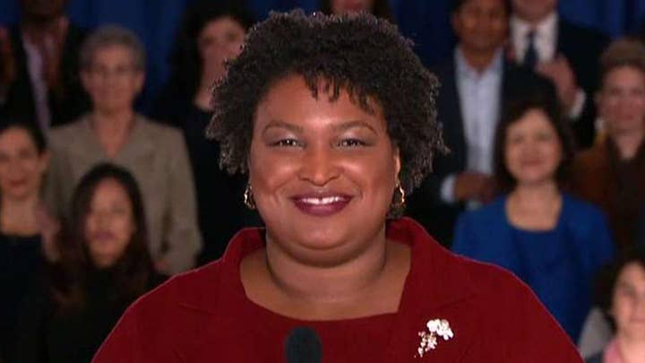 Stacey Abrams delivers the Democratic response to the State of the Union