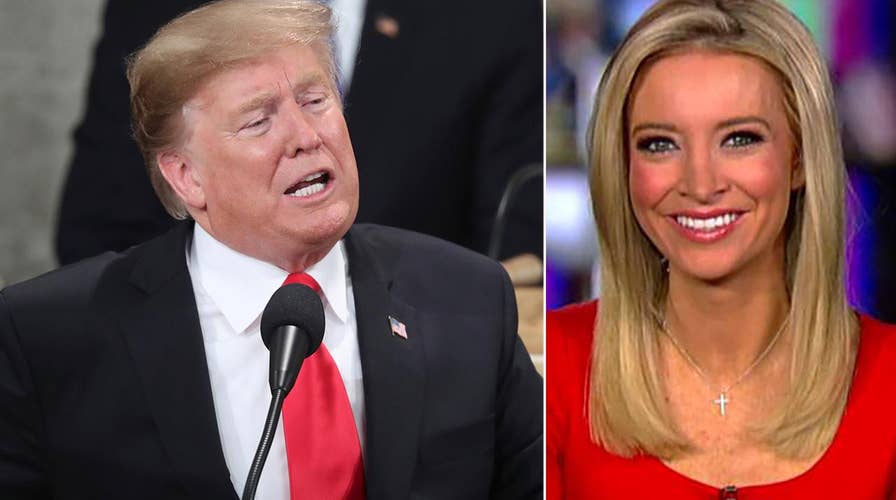 Trump calling for bi-partisan solutions while stressing strength of country