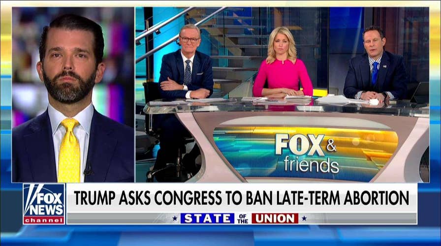 Donald Trump Jr. Slams Dems for Supporting Late-Term Abortion