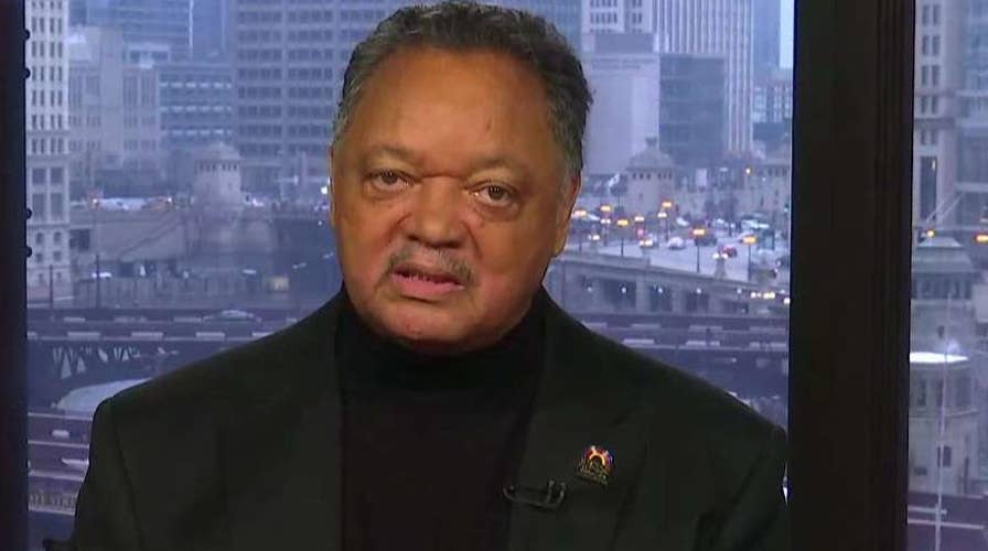 Civil rights activist Rev. Jesse Jackson says Democratic Gov. Ralph Northam should resign from office