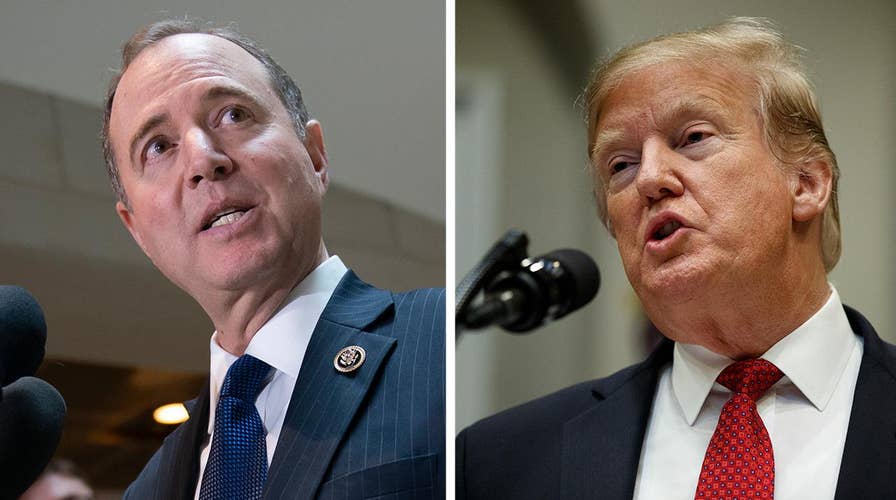 President Trump calls Rep. Schiff a 'political hack,' warns Democrats over investigations