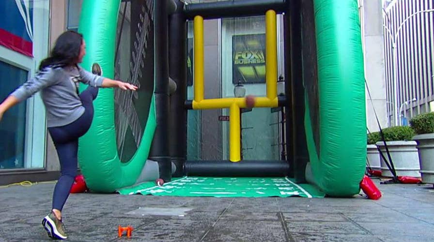 Super Bowl Sunday field goal face-off on 'Fox & Friends'
