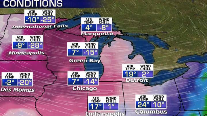 National forecast for Friday, February 8