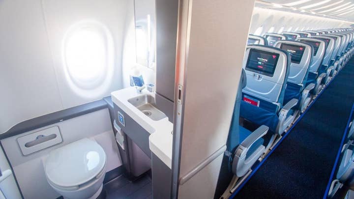 Delta’s new A220 aircraft features bigger seats and a bathroom ‘with a view’