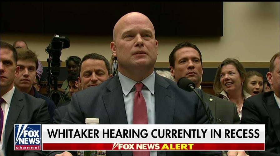 Catherine Herridge reports on Whitaker hearing, exchange with Nadler