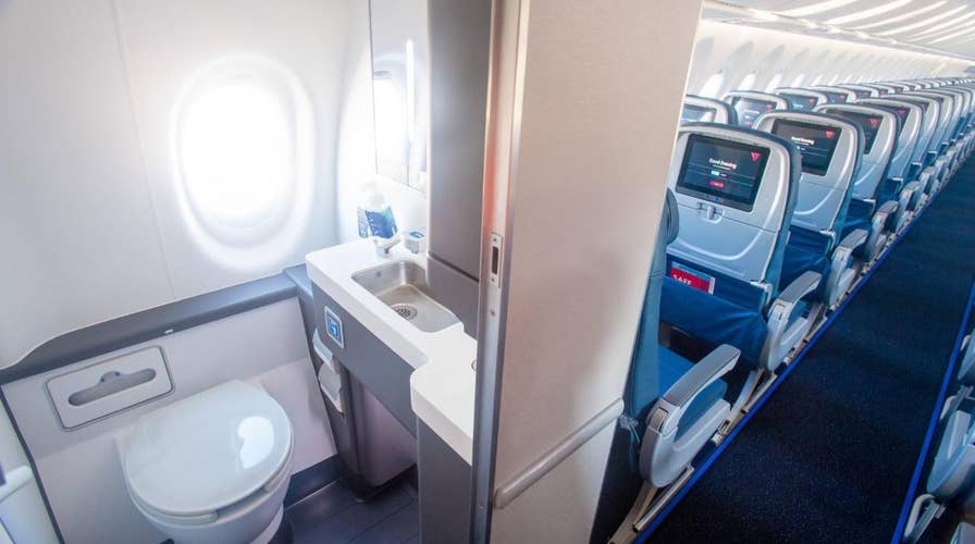 Delta’s new A220 aircraft features bigger seats and a bathroom ‘with a view’