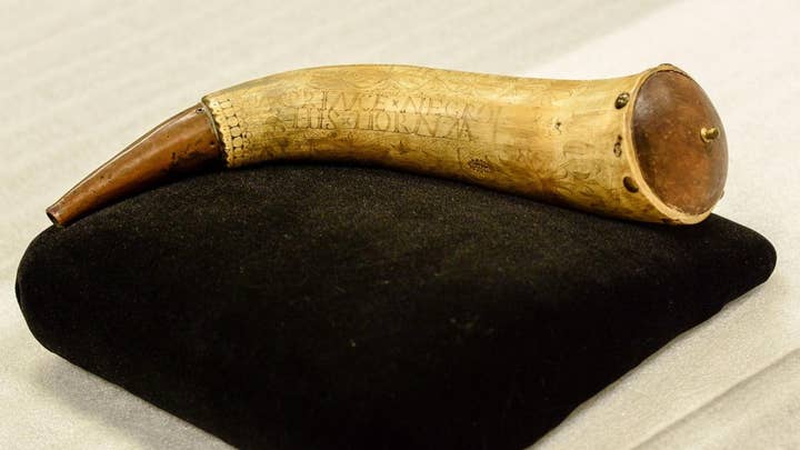 Rare powder horn belonging to African American Revolutionary War soldier was discovered