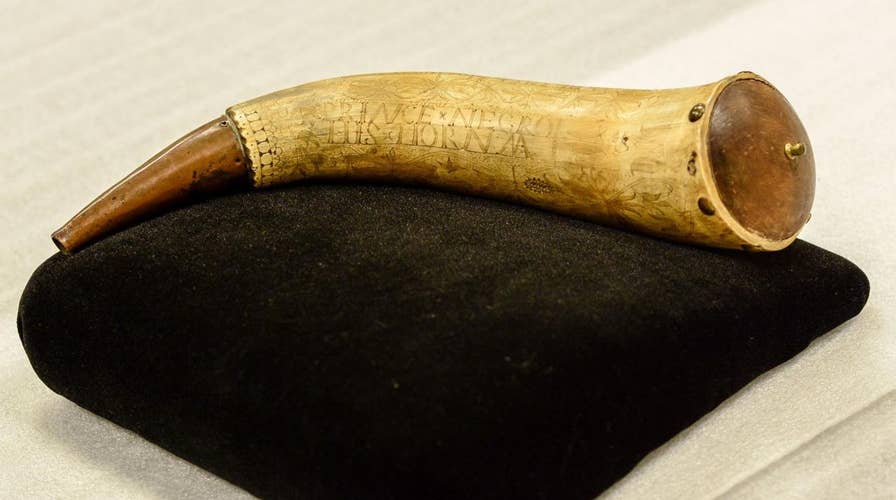 Rare powder horn belonging to African American Revolutionary War soldier was discovered