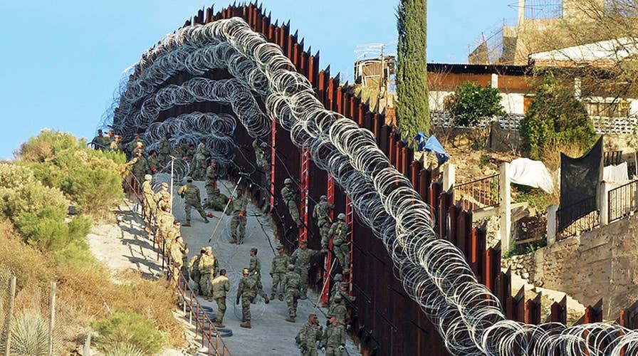 Arizona town is upset over the installation of razor wire along the US-Mexico border