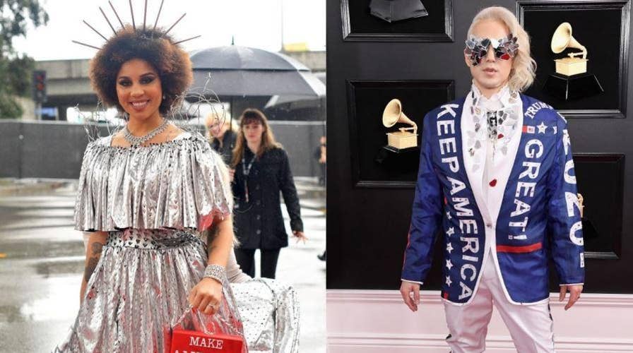 Pro-Trump MAGA merch spotted on the 2019 Grammys Red Carpet