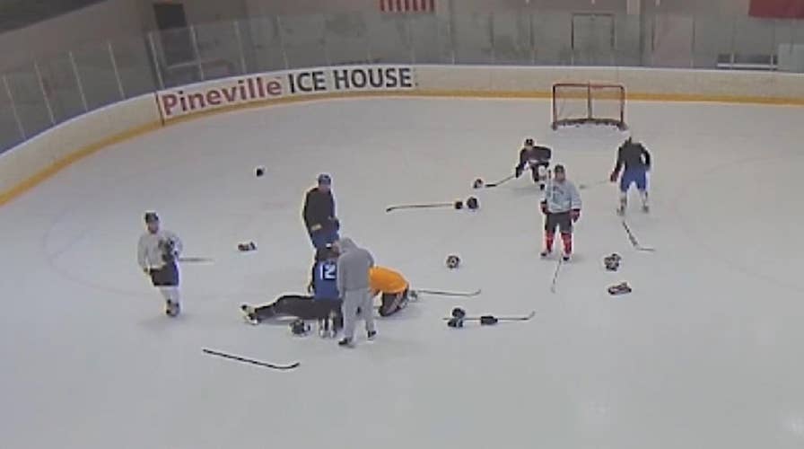 Doctor saves fellow hockey player's life