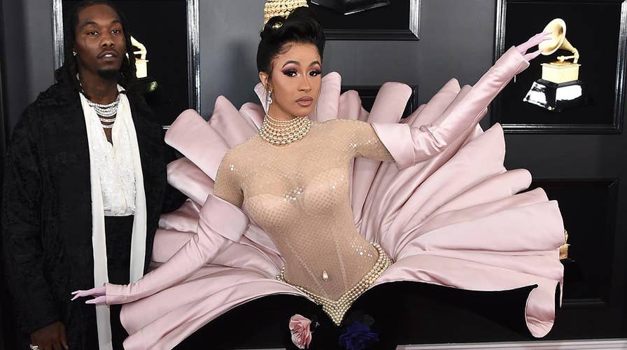 Stars shine bright on the Grammys red carpet