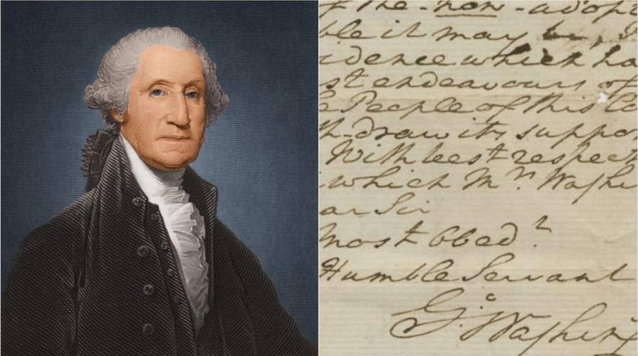 George Washington letter on God and the Constitution surfaces