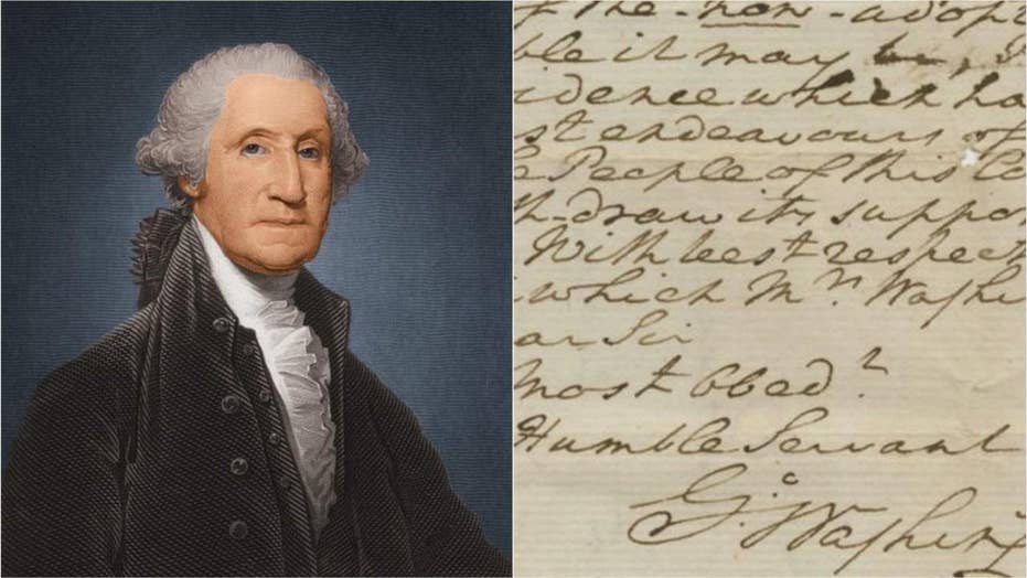 Image result for george washington letter on god and the constitution up for auction