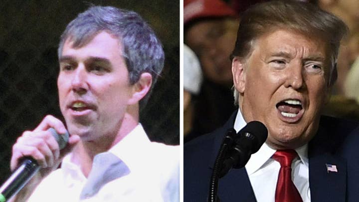President Trump and Beto O'Rourke hold dueling rallies in El Paso, Texas