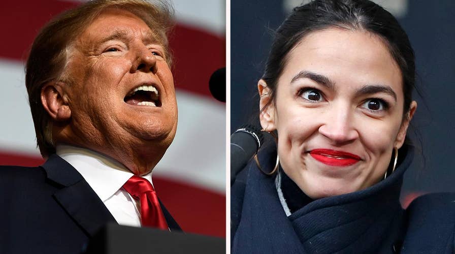 President Trump, Rep. Alexandria Ocasio-Cortez trade shots over 'Green New Deal'