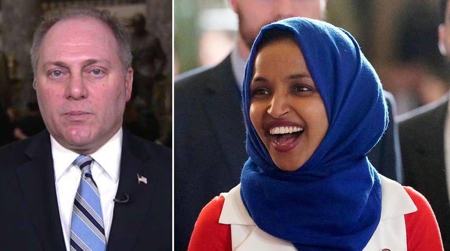 House Minority Whip Scalise renews call for Pelosi to remove Rep. Omar from the Foreign Affairs Committee