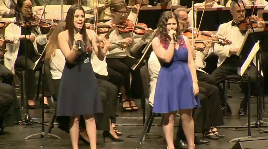 Marjory Stoneman Douglas High School students honor victims of Parkland shooting in song