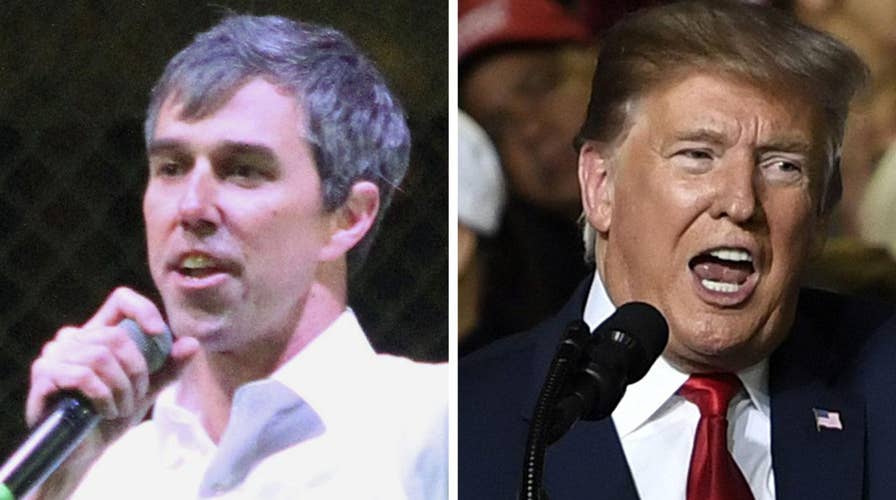 President Trump and Beto O'Rourke hold dueling rallies in El Paso, Texas