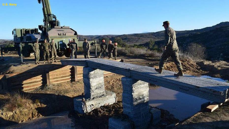 Marines 3d Print Concrete Bridge In 14 Hours Fox News