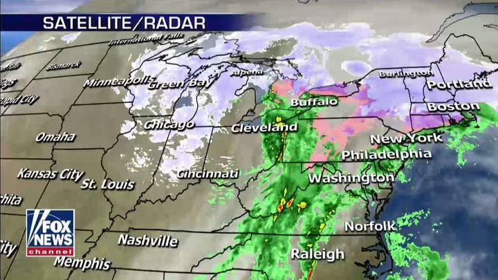 National forecast for Wednesday, February 13