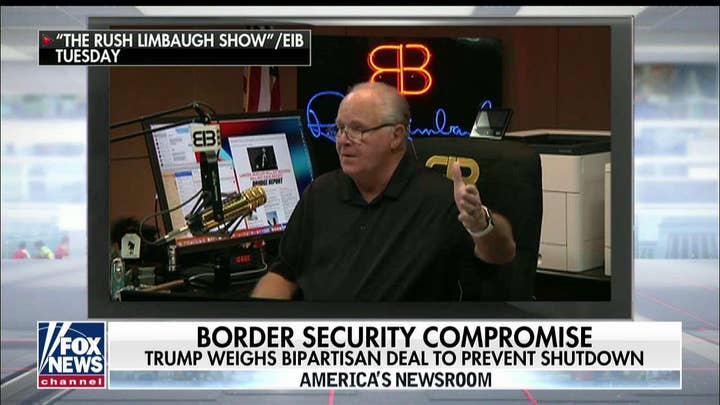 Trump will have to 'make the case' if he signs proposed border deal: Limbaugh