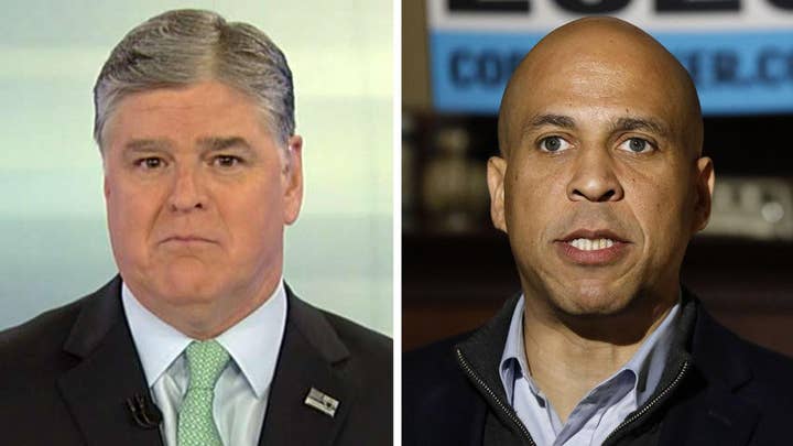 Hannity: Vegan Cory Booker warns world can't sustain eating meat