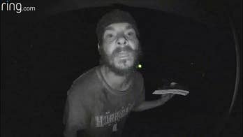 In Florida, another doorbell licker's spotted on camera