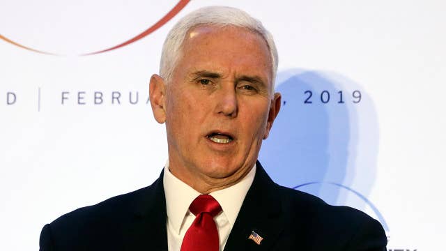 Vice President Pence urges Europe to withdraw from Iran nuclear deal
