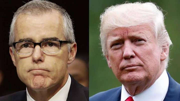 McCabe says he ordered Trump investigation after FBI Director Comey was fired