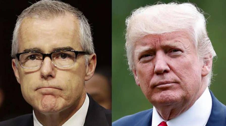 McCabe says he ordered Trump investigation after FBI Director Comey was fired